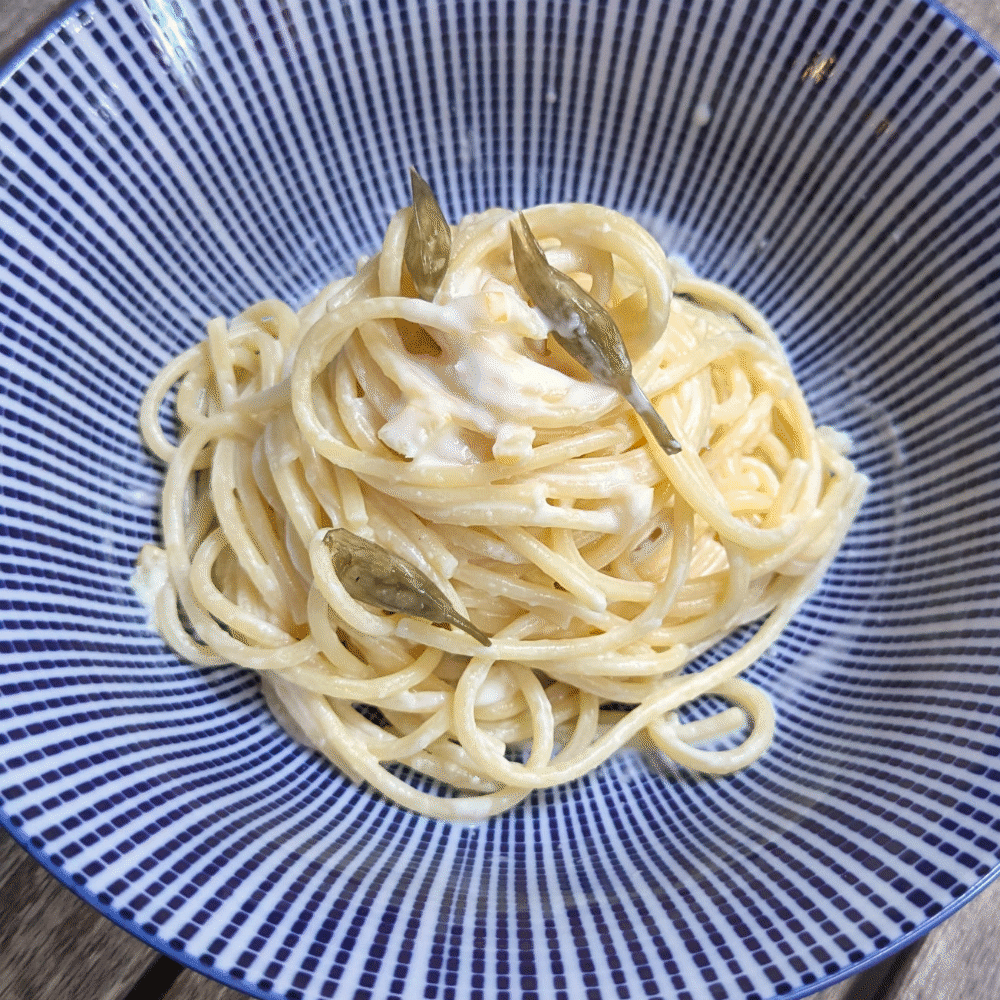 Pasta al limone mit edelsauer Salzzitronen. Einfach und lecker