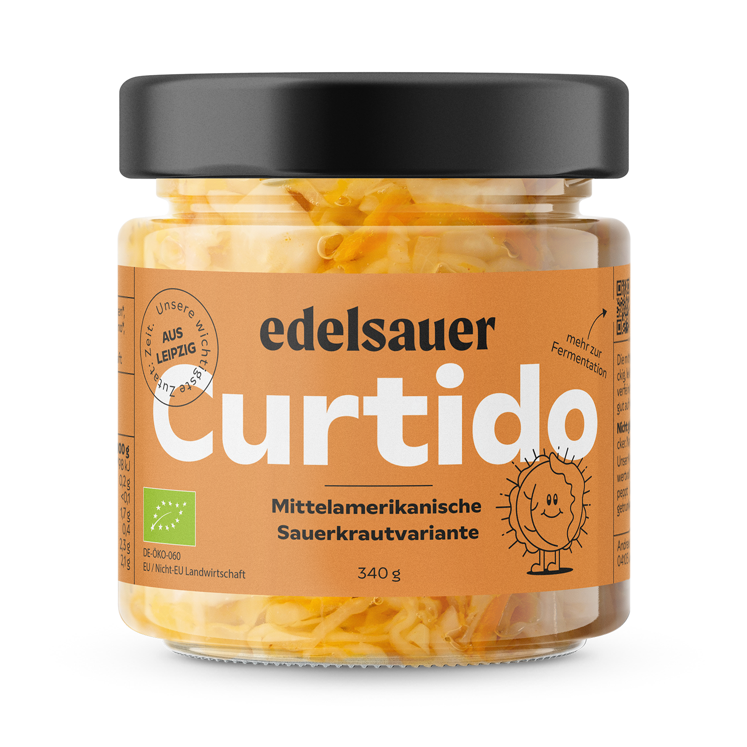 bio curtido von edelsauer im glas