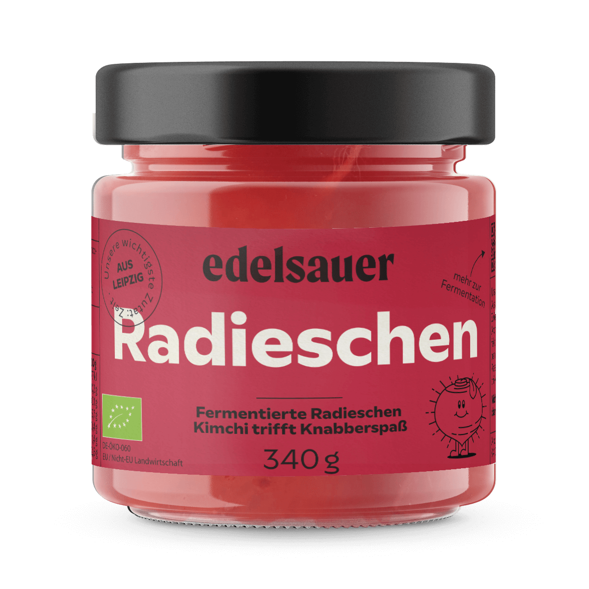 fermentierte Radieschen von edelsauer. Kimchi trifft Knabberspass