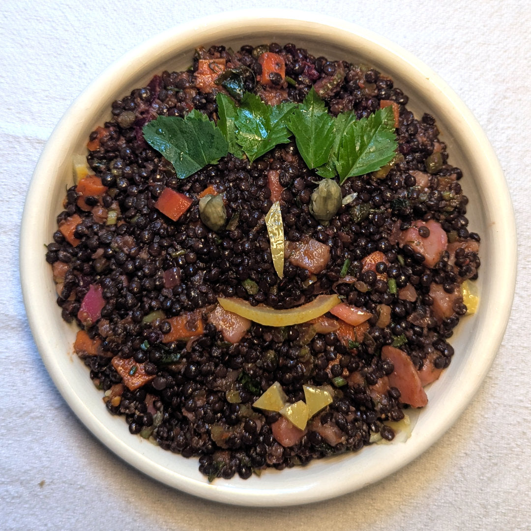 Dankbarer Linsensalat